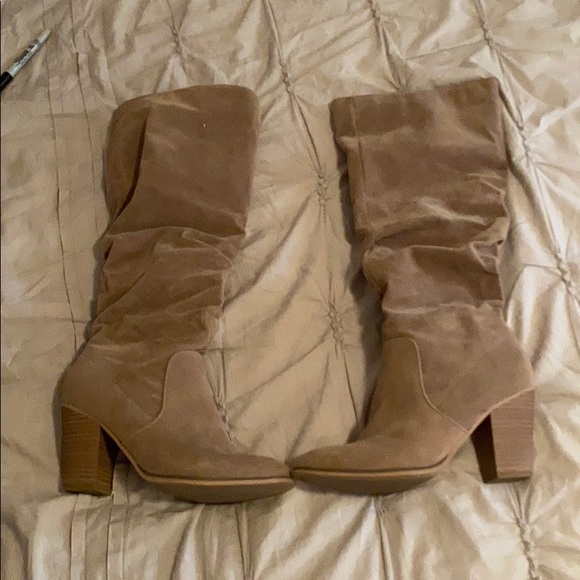 Target Knee High Tan Boots - Picture 2 of 4